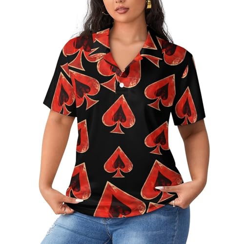 Polo clásico manga corta mujer camiseta tenis golf casual