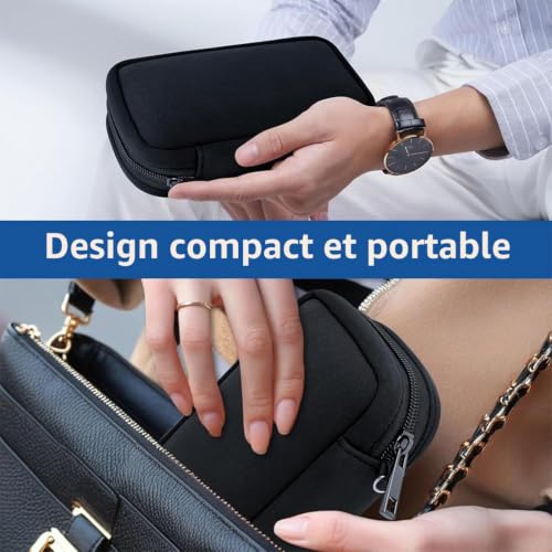 ZORVYN 1 Pièce Sac de Rangement pour Clé USB, Case de Stockage, Étui de Rangement, 10 Emplacements pour Drive – vue 4