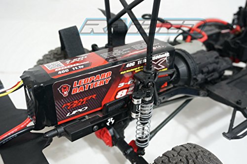 Axial Scx10 Ii Ax90046 Ax90047 Stainless Steel Rear Upper Extend Battery Holder #TOP6