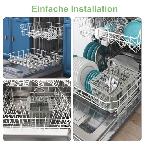 Cloudpower Besteckkorb für Bauknecht, Geschirrspüler Besteck Korb Spülmaschine Ersatzkorb für Indesit, für Hotpoint Geschirrspüler C00257140, kompatibel mit den meisten Geschirrspülern