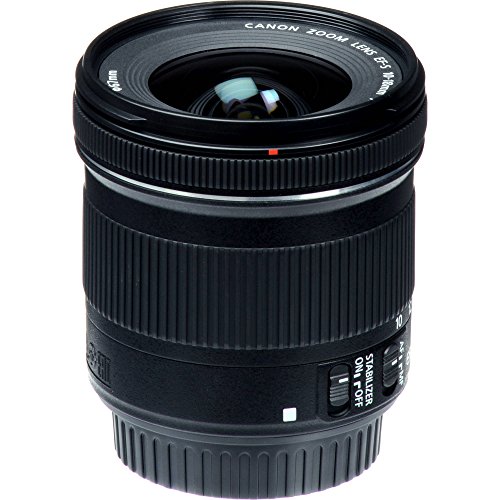 Canon EF-S 10-18mm f/4.5-5.6 is STM Lens + UV Filter + Flower Tulip Lens Hood + Lens Cleaning Pen + Lens Cap Keeper + Cleaning Cloth - 10-18mm STM: Stepper International Version (1 Year AOM Warranty) - Thumbnail 5