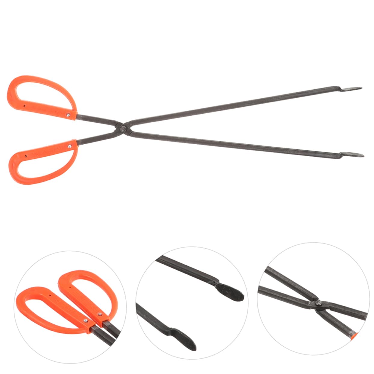 Pinza per Spazzatura 2pezzi, Manico lungo Plastico e Metallo | Raccogliere Oggetti, Uso Interno e Cucina Domestica, Utensile Versatile a Presa Semplice