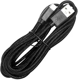 Cabo USB para USB-C para Controle PS5/ XBox/Compatibilidade universal / 3 Metros/Resistente