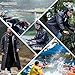 RINJOY Raincoat for Adults Reusable EVA Poncho with Hood Waterproof Raincoats Long Rain Jacket for Men Women Outdoor Camping