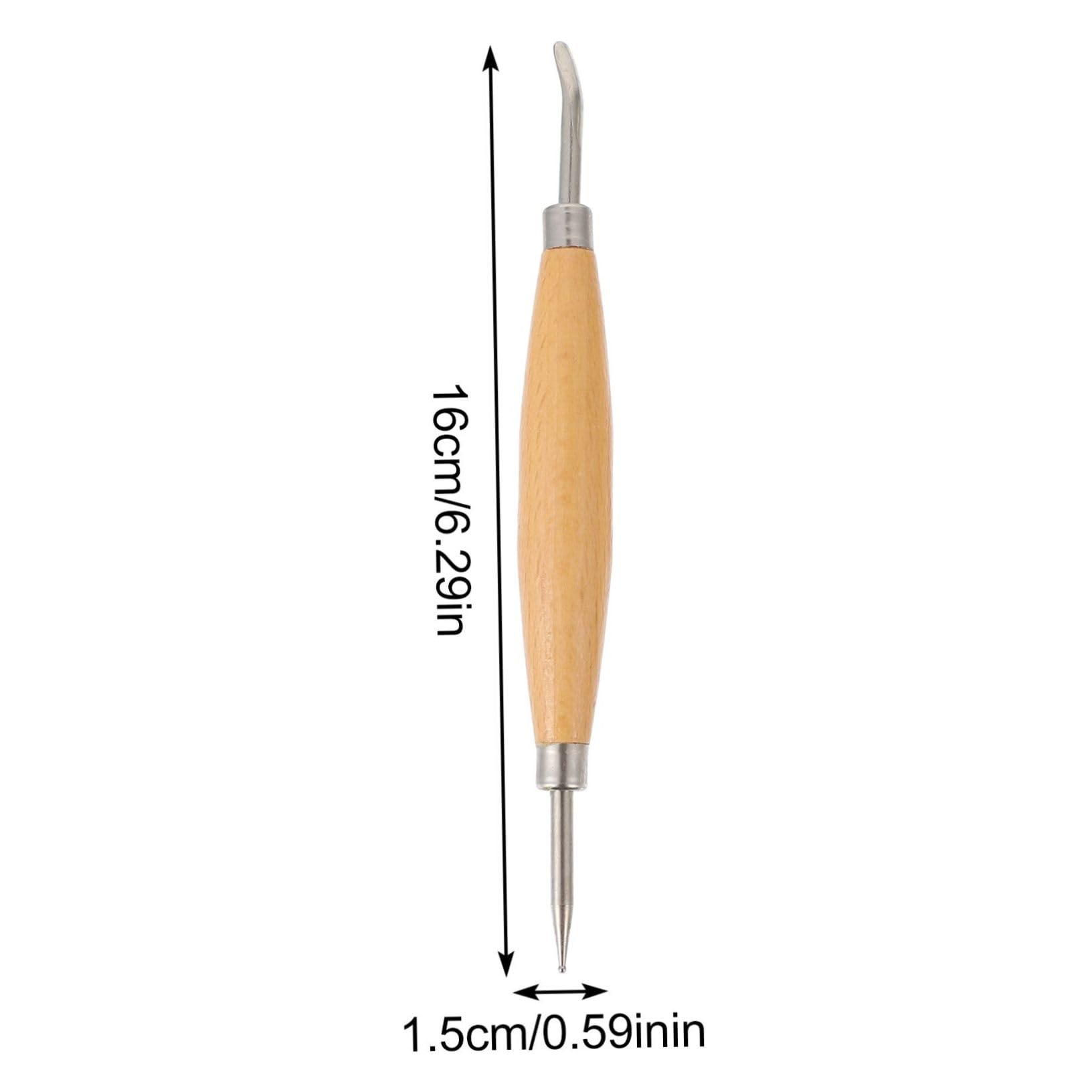 Beatifufu 2pcs DIY Pottery Carving Tools Professional Ceramic Clay Tools Set for Sculpting