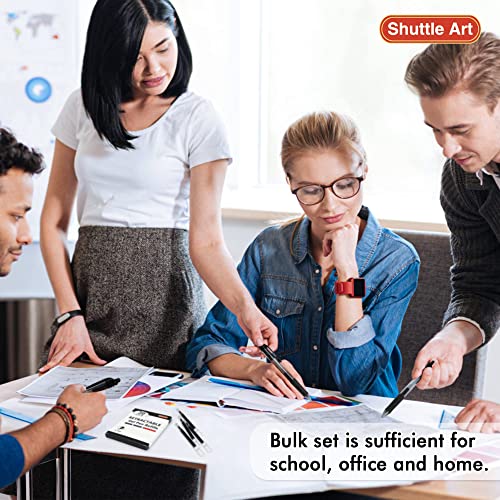 Retractable Gel Pen Refills, Shuttle Art 30 Pack Black Rollerball Gel Ink Pens Refills, Bulk Set, 0.7Mm Fine Point For Writing Journaling Taking Notes School Office Home #TOP4