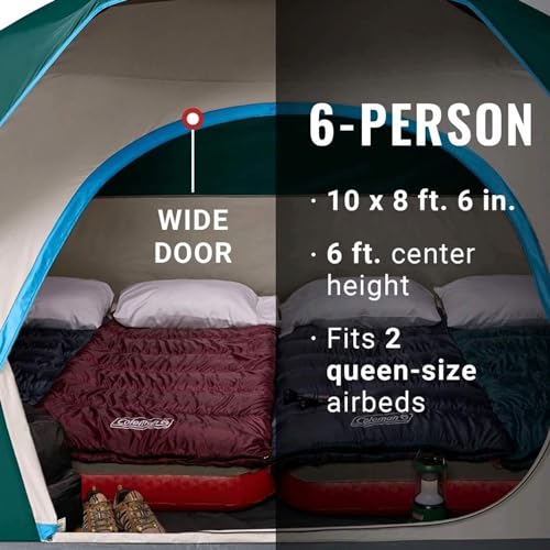 Tienda de campaña Skydome 6 personas Evergreen miniatura 5