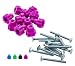 Pet Carrier Fasteners - Pink 16 Pack (Long 1-3/4" Bolts)