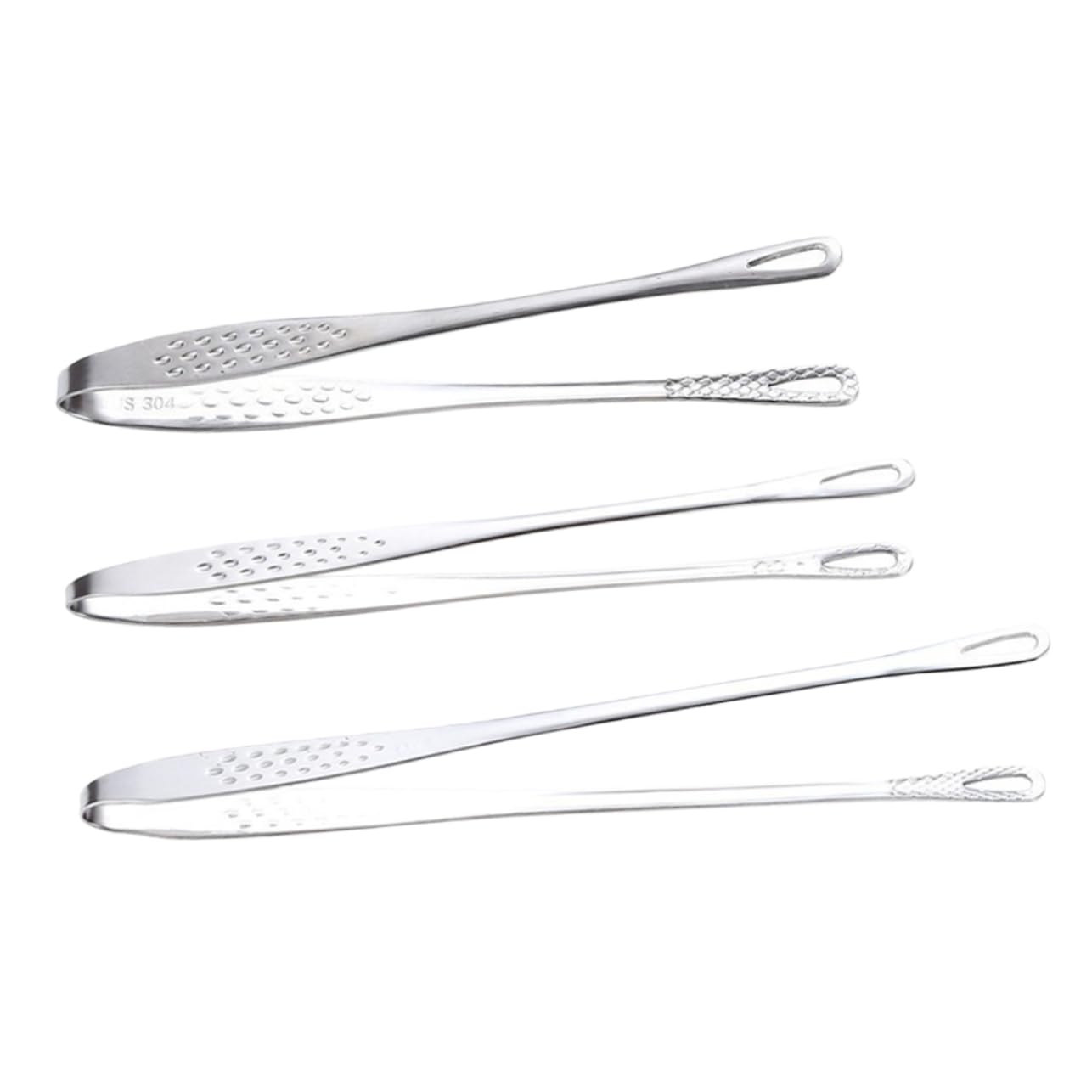 UPKOCH 2 Sätze Teiliges Grillzangen Rutschfeste Küchenzange Für Bbq Steak Und Fleisch Ergonomische Grillzange Für Einfache Handhabung 3 Stücke * 2