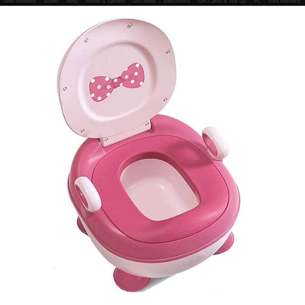 Toilettes rose bébé et enfant bas âge pour apprentissage de la propreté