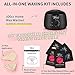 Waxing Kit, VENNCO Wax Warmer Hair Removal, Home Wax Kit with 17.5oz Hard Wax Beads for Sensitive Skin Face Eyebrows Bikini Brazilian Waxing