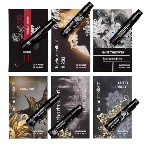 Unisex Eau de Parfum Sample Set (6x2ml)