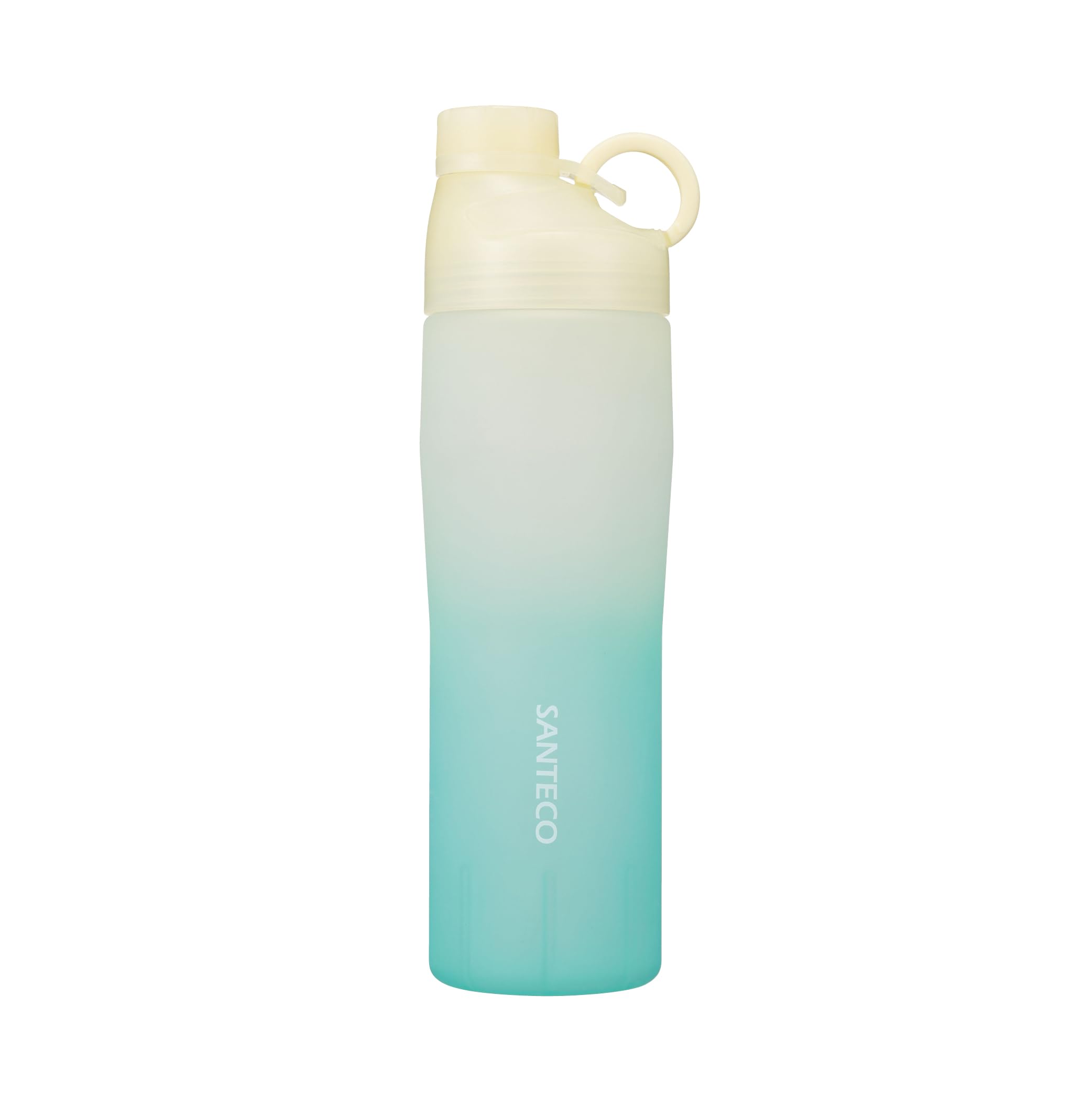 シービージャパン 水筒 直飲み トライタンボトル イエロー×グリーン 740ml 冷水専用 OURALウォーターボトル740 SANTECO