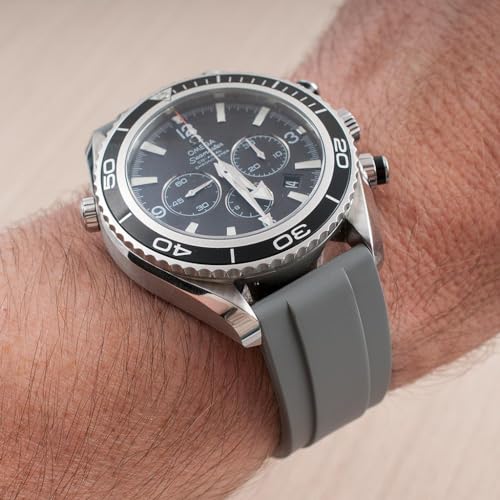 Image of StrapHabit Quick Release Rubber Watch Strap Band FKM 20mm 22mm 24mm
