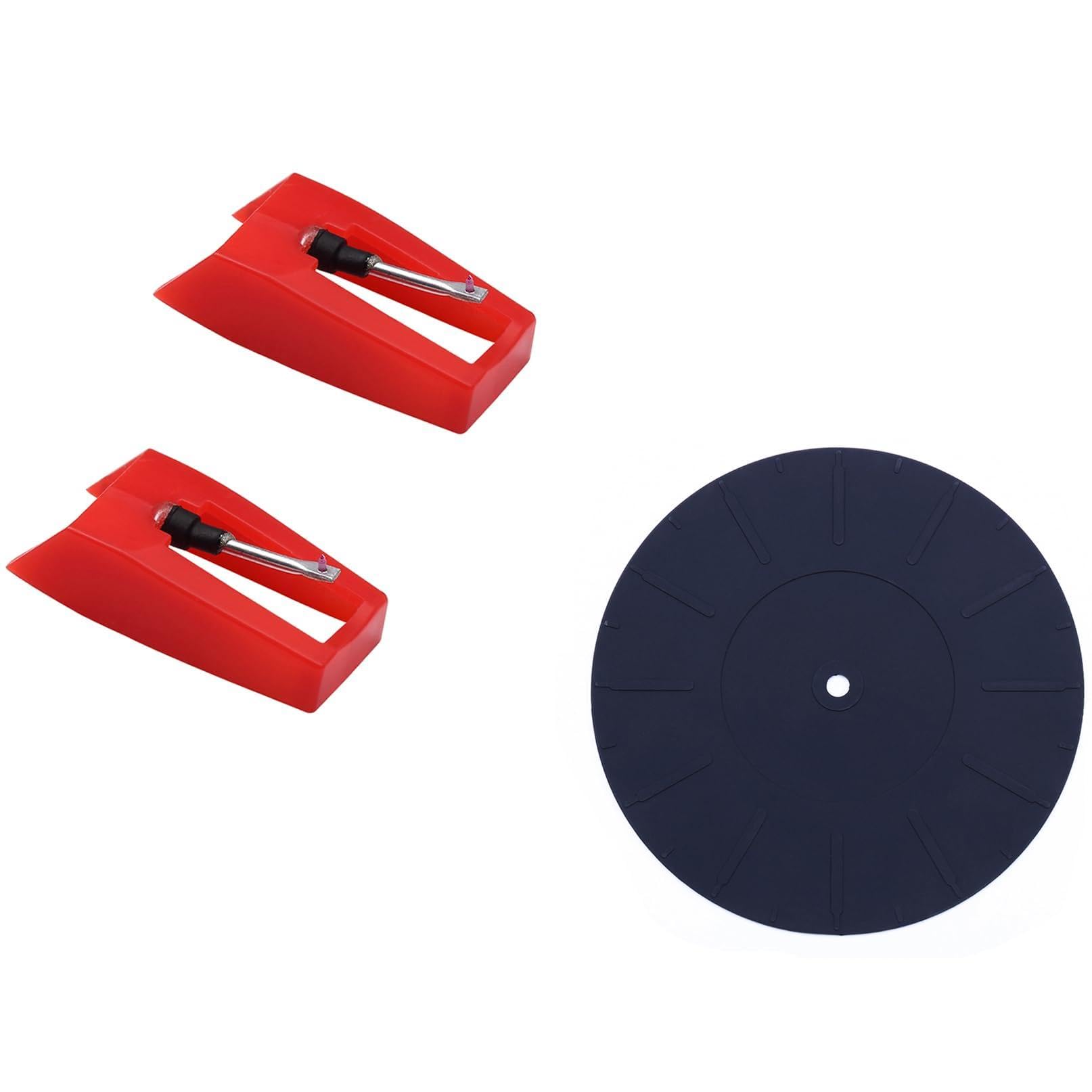 Amazon.com: Gartopvoiz 2pcs Record Player Needle Replacement with