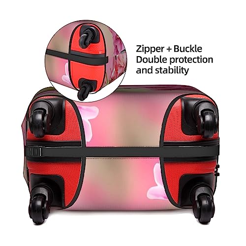 Housse de valise Dehiwi de qualité supérieure blanche avec motif oiseau chic - 4