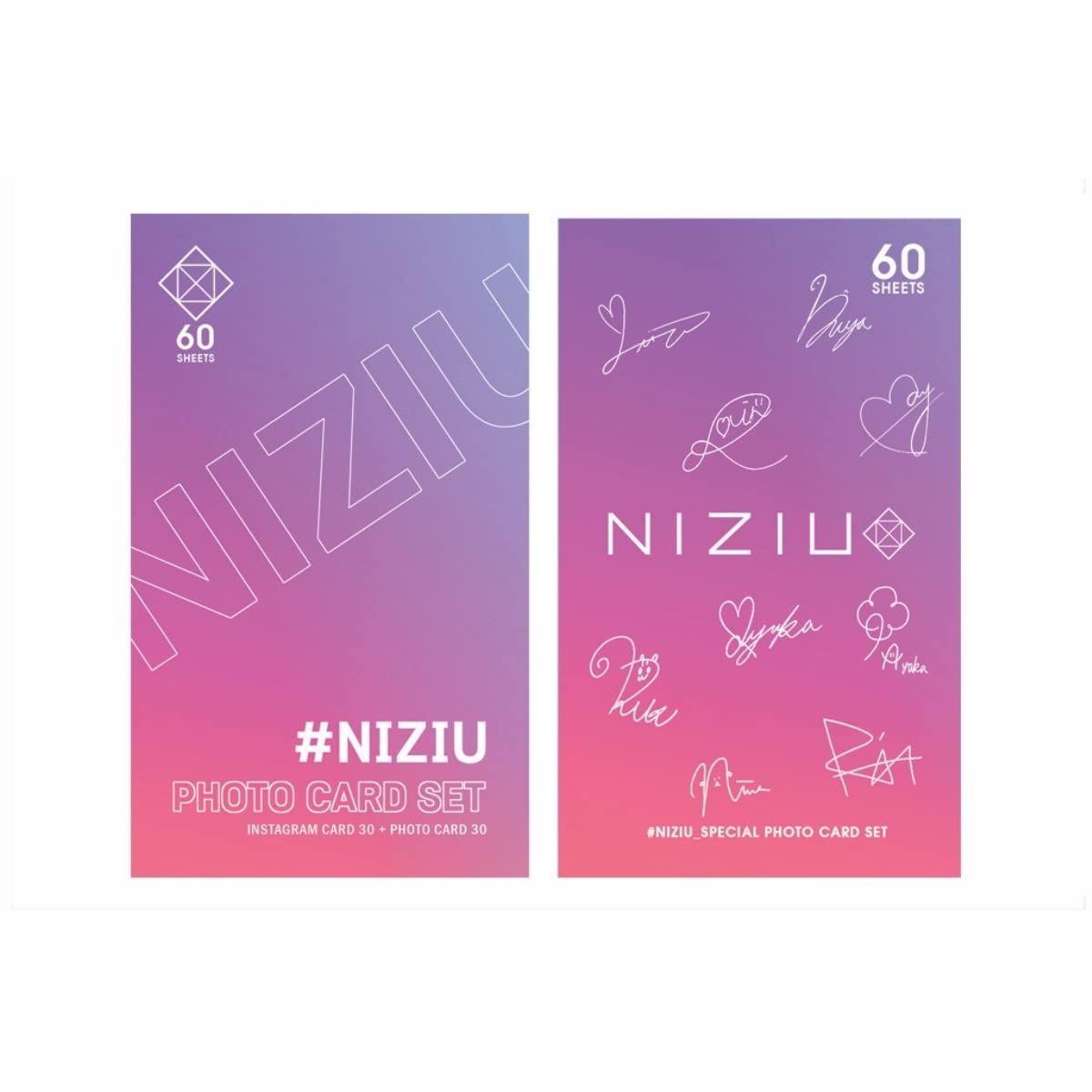 Amazon.co.jp: 60枚入り フォトカードセット [インスタグラムカード30