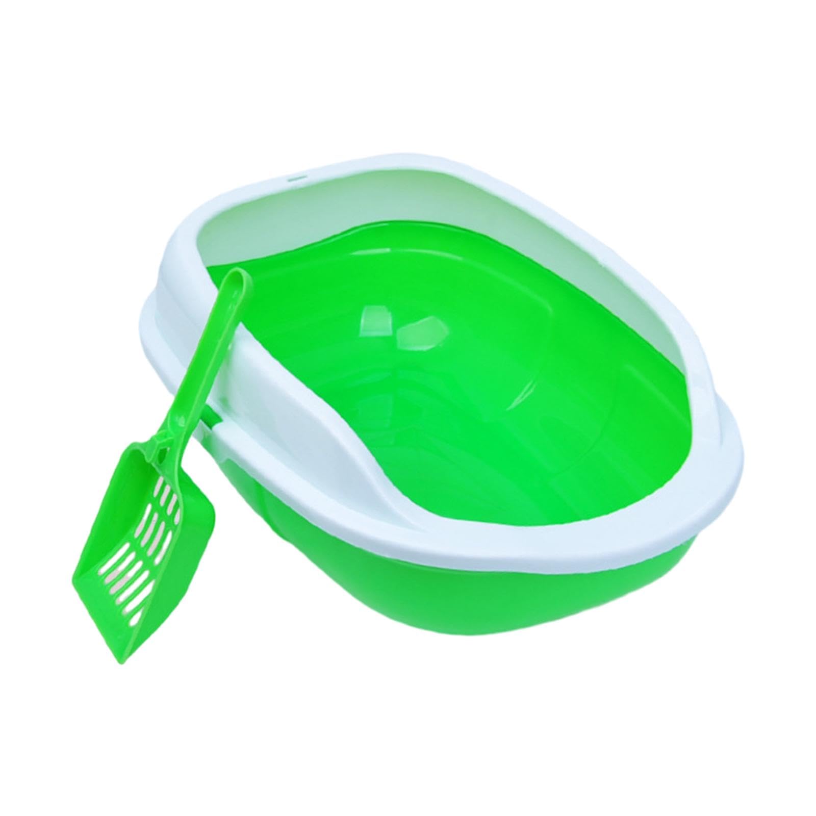 Lettaia, Toilette for gatti con coperchio aperto, lettiera for(Green)
