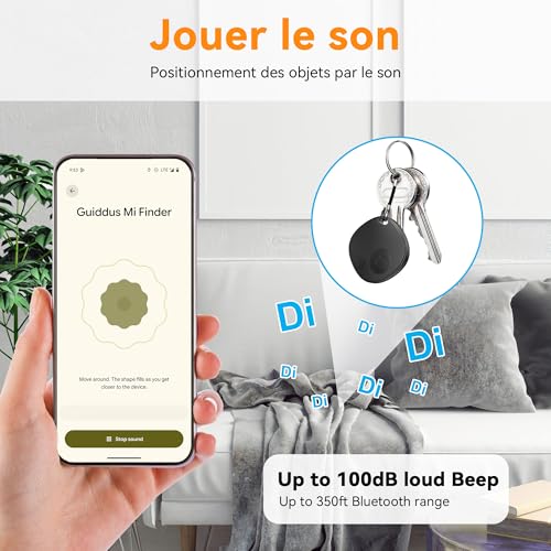 Bluetooth localisateur d'objets Android traceur tag pour valise et portefeuille - 2