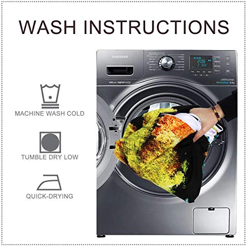 Blessliving Bed Sheet Set Boho Tie Dye Print 4 Piece Full Bedding Blue Bohemian Gypsy Design Ultra Soft Luxurious Set Includes Flat Sheet, Fitted Sheet And 2 Pillowcases #TOP4