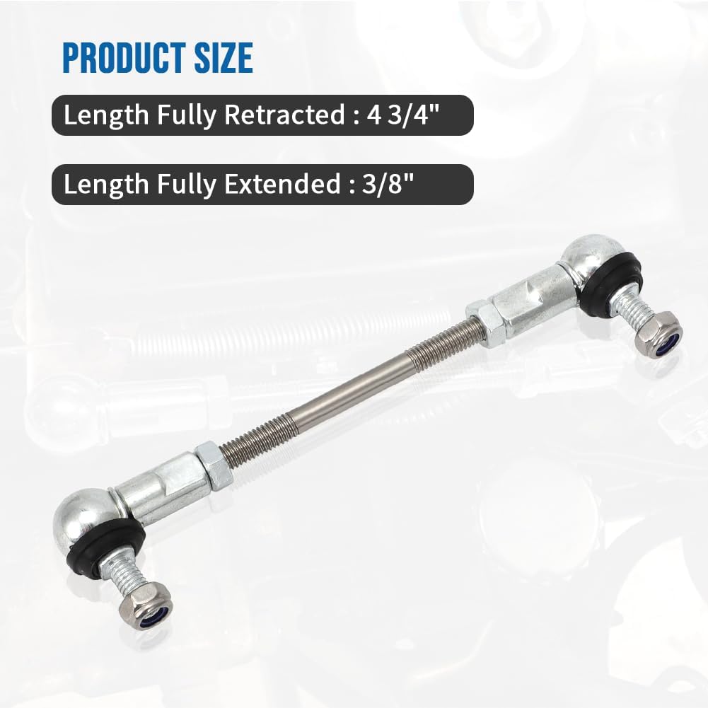 Throttle Linkage Rod for Dodge 5.9 Cummins 1989-1991.5, Aluminum Adjustable Throttle Linkage Kit Replaces for 5011955AB D250 D350 W250 W350