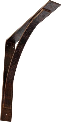 Vista 183 de Soporte de acero Morris de 3 pulgadas de ancho x 10 pulgadas de profundidad x 10 pulgadas de alto, con recubrimiento en polvo negro Negro