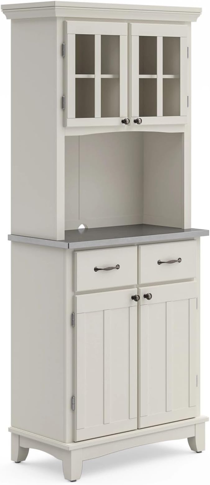 Homestyles Buffet, Server + Hutch, White