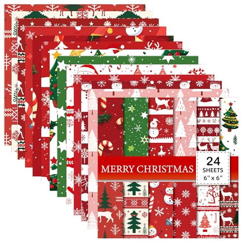 Papier de scrapbooking de Noël pour décorer vos albums souvenirs et carnets de bord