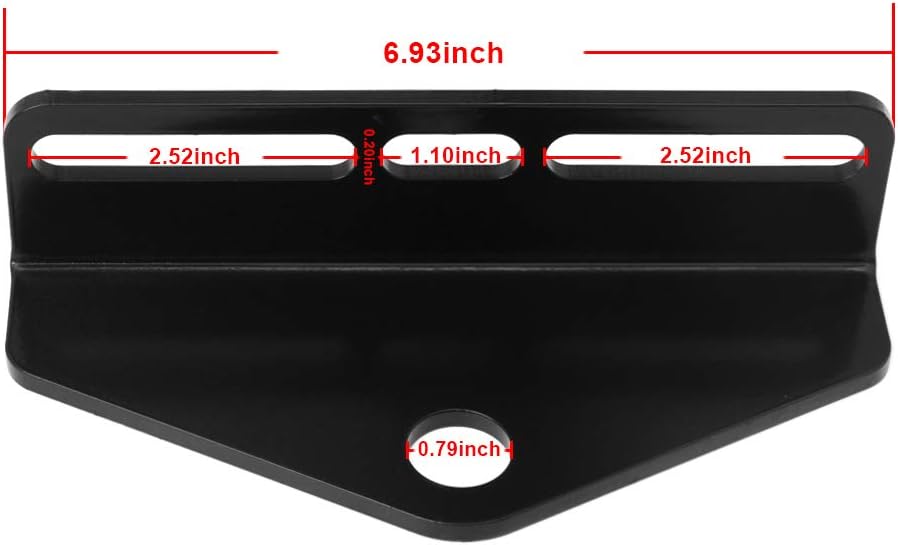 ELITEWILL Universal Zero Turn Mower Trailer Hitch 4”-6” Garden Tractor Attachemnt