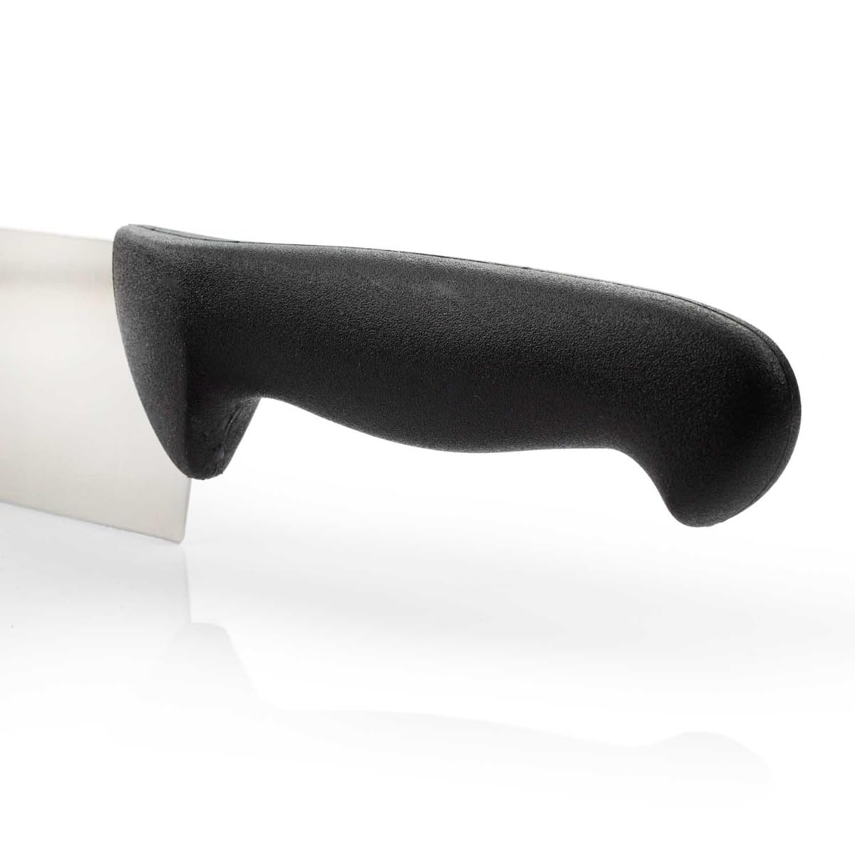 Arcos Couteau Acier Inoxydable NITRUM pour Salami et Fromage, Lame 36 cm, Manche Polypropylène Noir, Série 2900, Coupe Précise et Durable