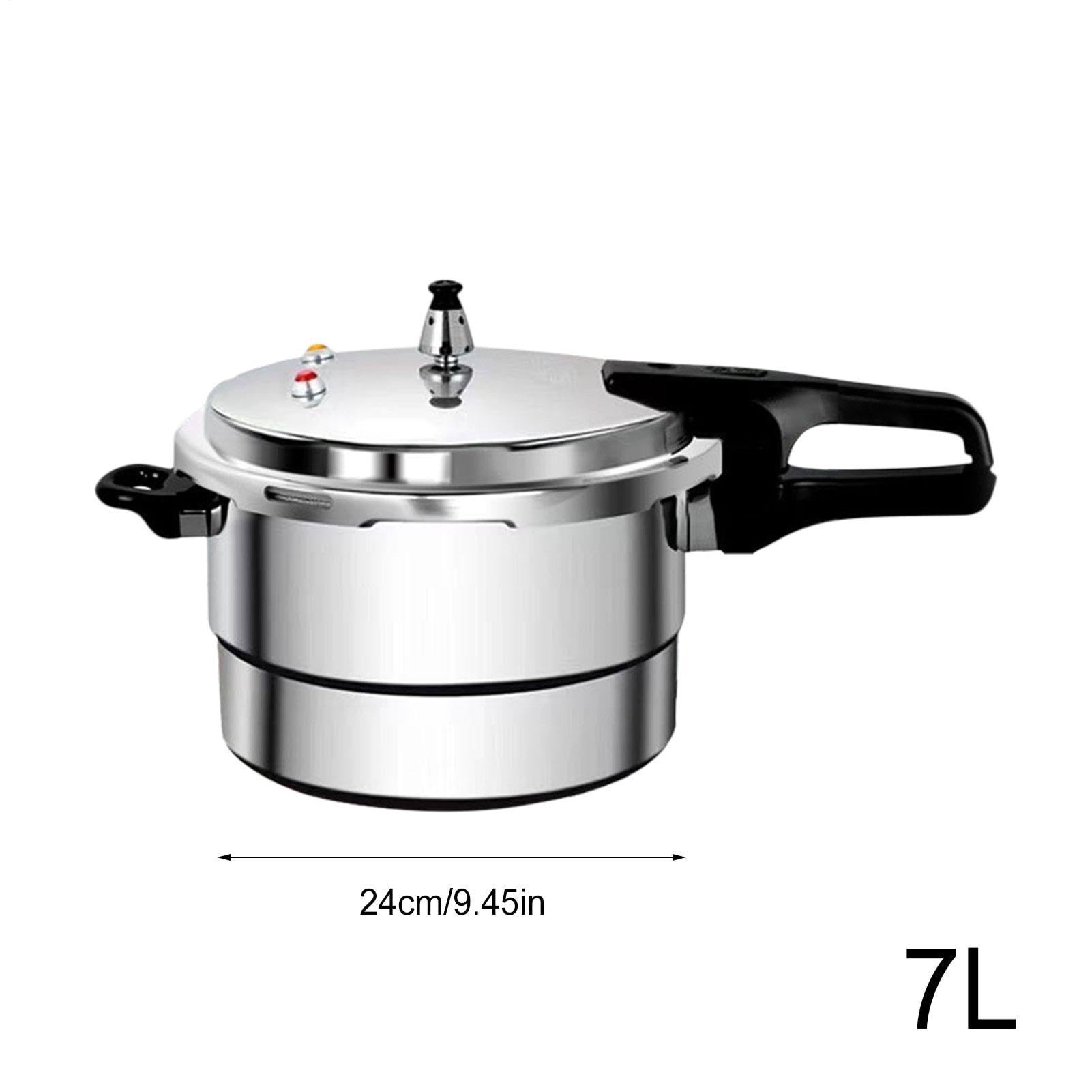 Pentola a pressione grande: pentola multiuso, tecnologia vapore istantaneo, meccanismo di chiusura di sicurezza portatile del coperchio | Distribuzione rapida del calore con maniglie che mantengono il