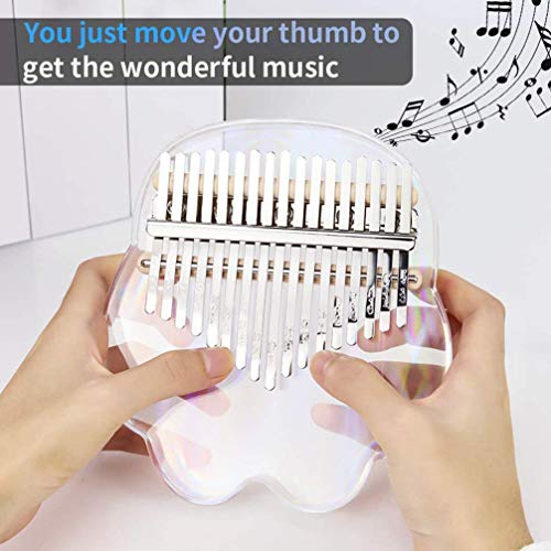BIENKA Kalimba Pouce Piano 17 Touches Kalimba Piano Acrylique Transparent Kalimba Instrument de Musique for Cadeau d… - Les Beatles, Paul McCartney, John Lennon, RIngo Starr, George Harrison BIENKA Kalimba Pouce Piano 17 Touches Kalimba Piano Acrylique Transparent Kalimba Instrument de Musique for Cadeau d… – Image 6
