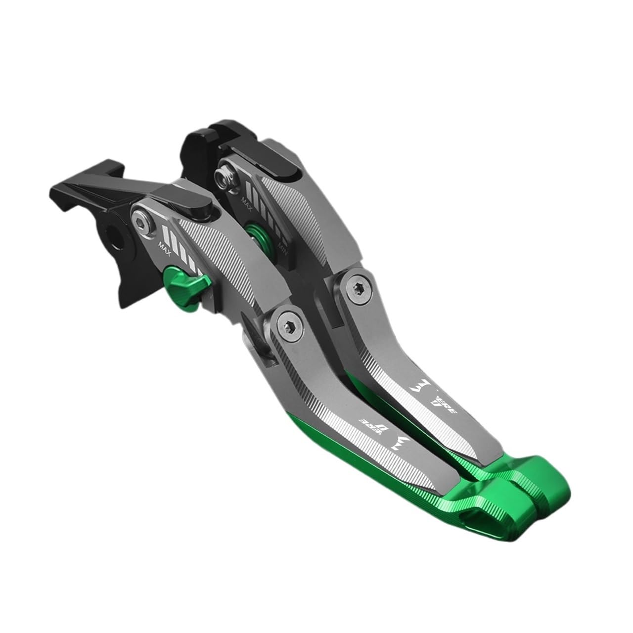 Motorcycle Brake Clutch Levers For Ya&maha Tenere 700/World Raid/XTZ700/SP Motorcycle Tenere700 5D CNC Aluminum Adjustable Foldable Extending Brake Clutch Lever(GREEN)