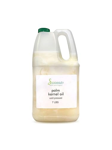 Aceite de almendra de palma prensado en frío 100% puro natural, 4 onzas a 1 galón (7 libras/1 galón)