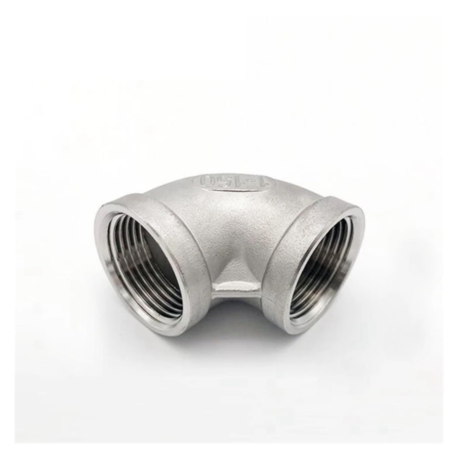 ICXLPMC 1/8'' - 2'' NPT Female Thread 304 Stainless Steel Equal 90 Degree Elbow Water Pipe Fitting SS304 Joint Connector(1/8") ICXLPMC