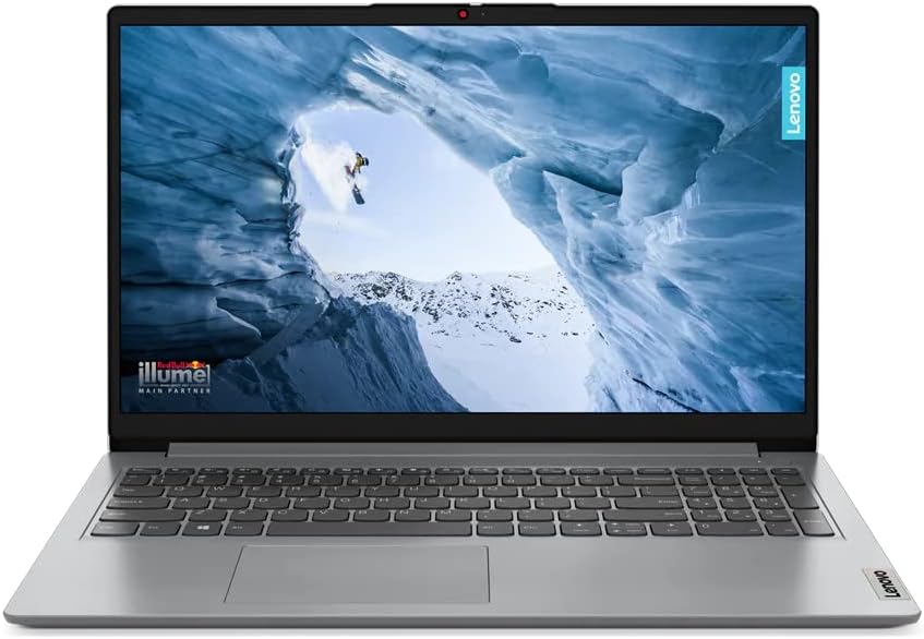 Lenovo IdeaPad 1 with 15.6" FHD display, AMD Ryzen 5-7520U,8GB RAM,512GB SSD, Integrated AMD Radeon™ 610M Graphics, Windows 11 - [82VG00DNAX]