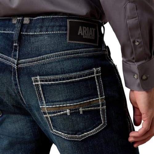 Image of Ariat Men's M5 Slim Stretch Coltrane Stackable Straight Leg Jean