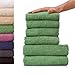Produktbild etérea Viola 6 TLG Handtuch Sparset 4X Handtücher, 2X Duschtücher - 100% Baumwolle und Oeko Tex Standard 100 - Qualitäts Frottierware 550 g/m² - Farbe: Grün