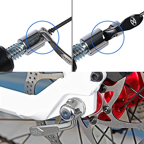 Quwei Quick Release Rear Wheel Skewer Bike Wheel Skewers For Trainer Bicycle Cycling Back Rear Wheel Tire #TOP2