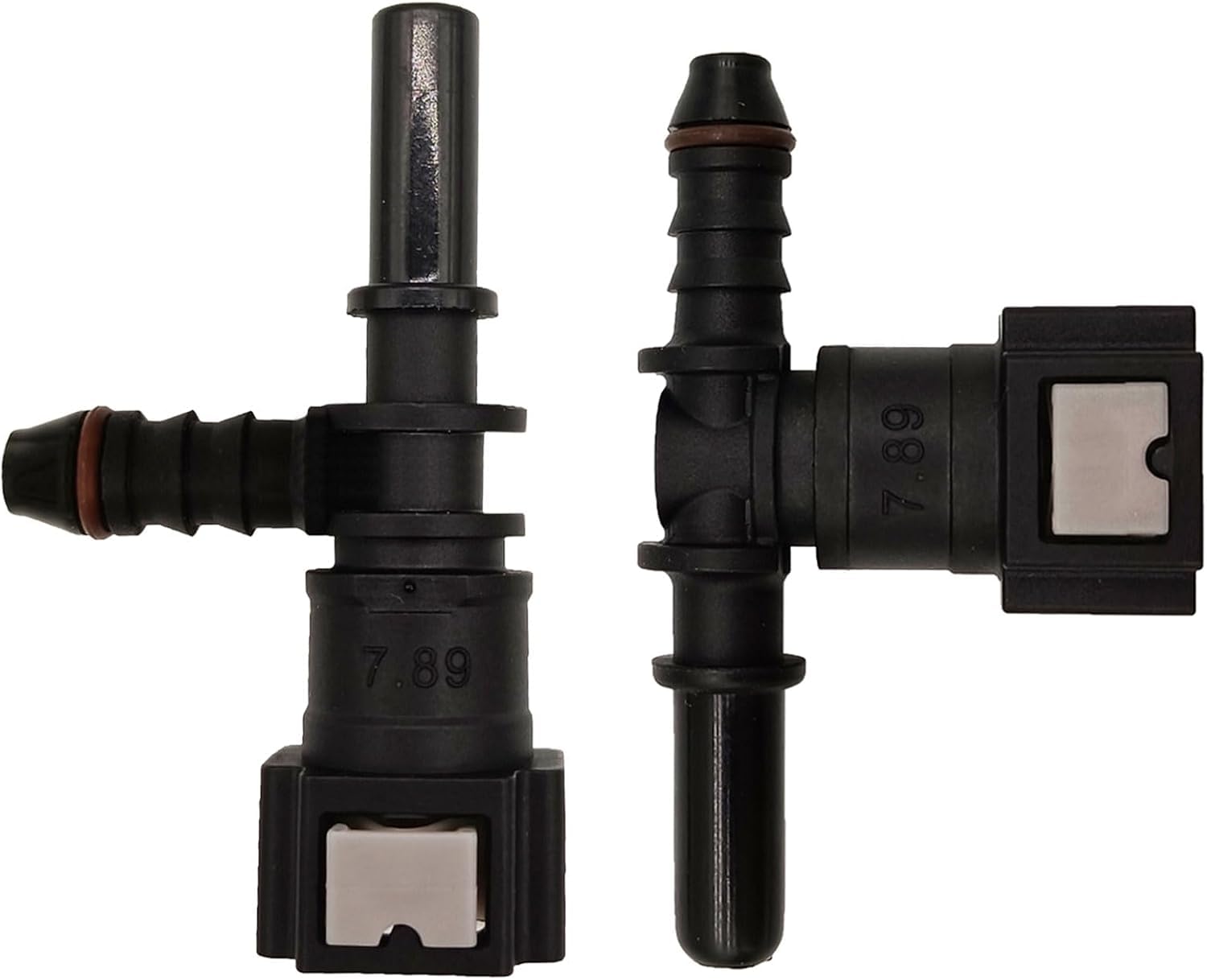 Lot de 2 raccords de conduite de carburant ID6 F+T 7,89 mm pour chauffage diesel, compatibles avec Opel Vivaro Primastar Trafic, idéal pour le raccordement de conduite de carburant