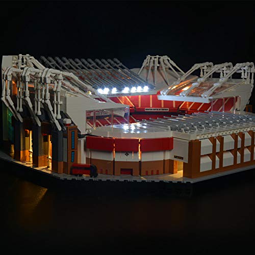 Kit de luces LED SIROD Kyglaring para Lego 10272 Old Trafford Manchester United Light Building Blocks Ladrillos para LEGO Creator Manchester United 10272 Kit de construcción (Modelo 10272 NO incluido)