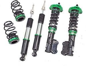 Rev9 R9-HS2-072_2 Hyper-Street II Coilover Suspension Lowering Kit, Mono-Tube Shock w/ 32 Click Rebound Setting, Full Length Adjustable, compatible with Kia Forte Sedan (BD) 2019-22