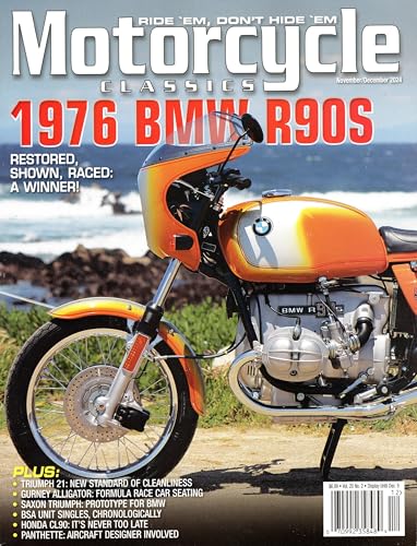 Motorcycle Classics Magazine November/December...