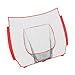 Rebounds Training Baffle Net Baseball Replacement Net 7ftx7ft Easy Setups Practice Netting for Throwing Hitting Easy Setups Practice Netting