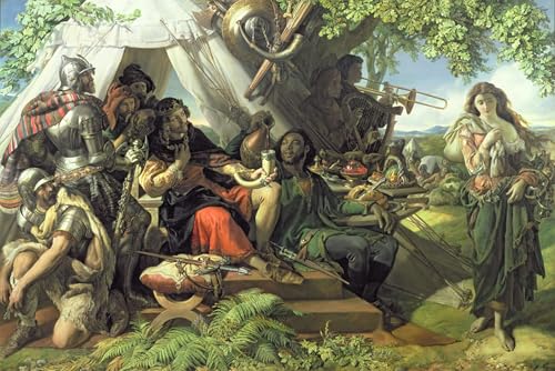 Décoration murale Le Roi Cophetua et la Servante Mendiante, grande toile pour bureau