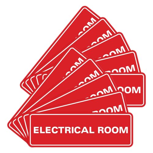 Panneaux électriques standard All Quality rouge M lot de 10 pour placard
