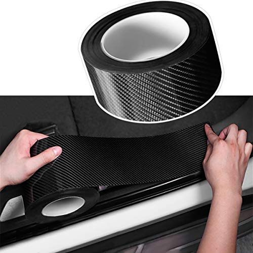 Bumper Protector Car Door Edge Guard 5D Carbon Fiber Wrap Film Waterproof Anti-Collision
