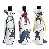 Diese Weinflaschenabdeckungen sind die wunderbare Dekoration für die Weihnachtsdekoration zu Hause, im Café, in der Hotellobby, im Restaurant Neujahr oder in der Weihnachtsfeier.