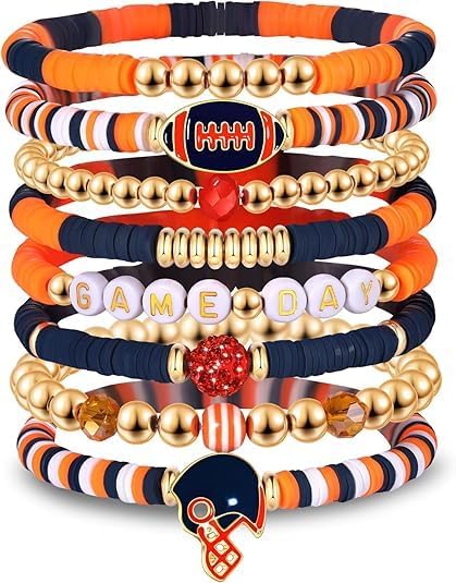 Game Day Bracelets for Women Football Bracelets Stackable...