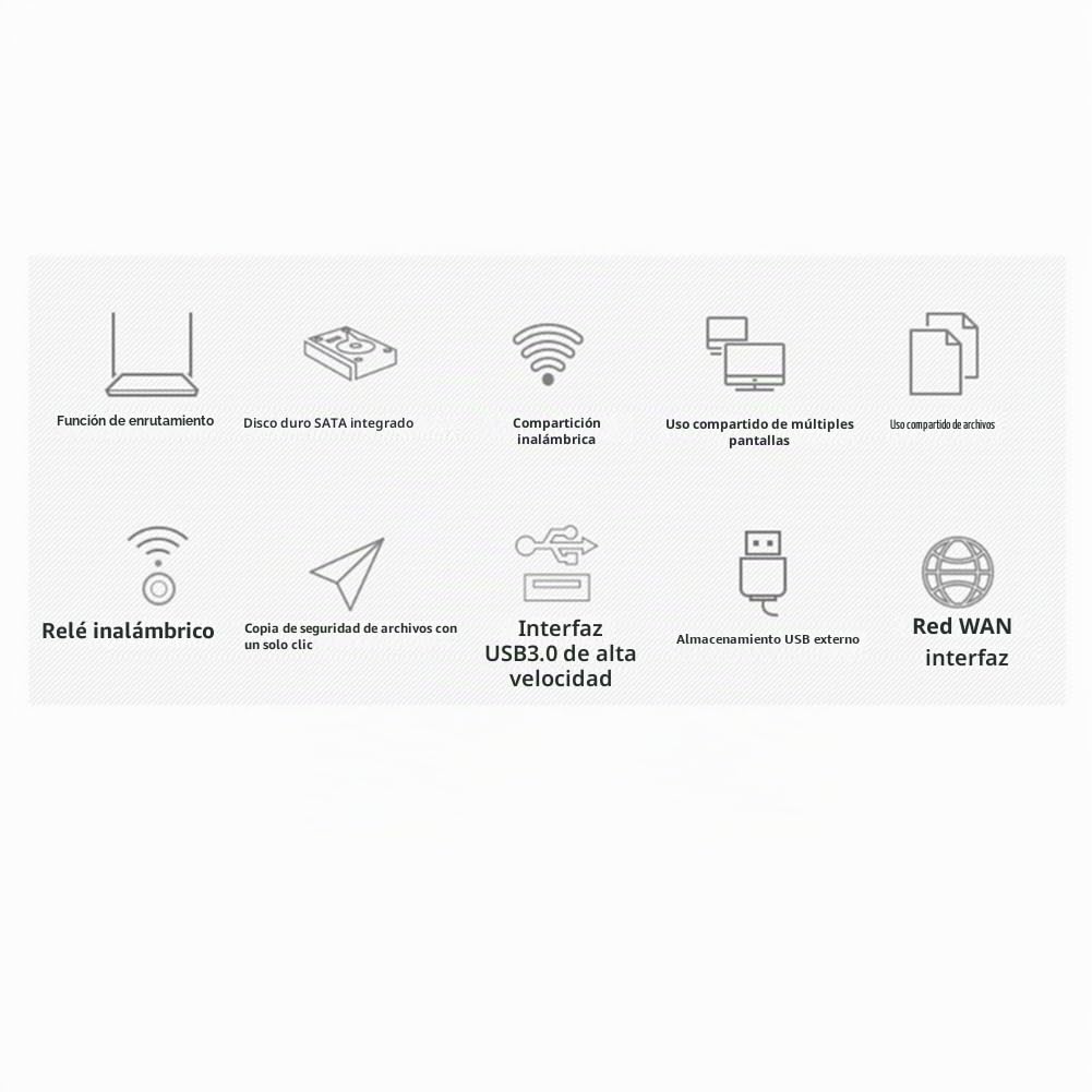 Caja portátil de 3,5 HDD SSD USB 3.0 RJ45 Ethernet NAS de Almacenamiento para Servidor de transmisión de Red para Vivienda, Enchufe Europeo